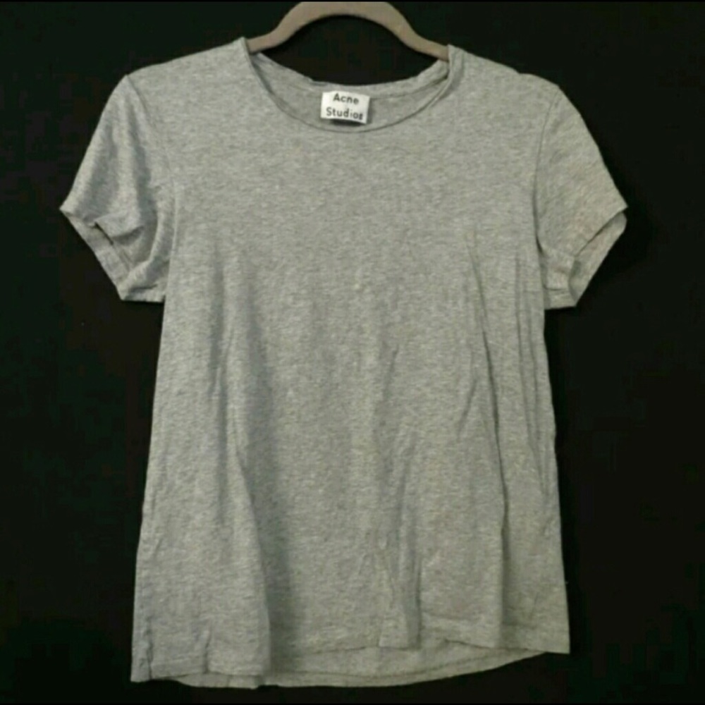 Acne Studios men's Standard O basic tee Gray